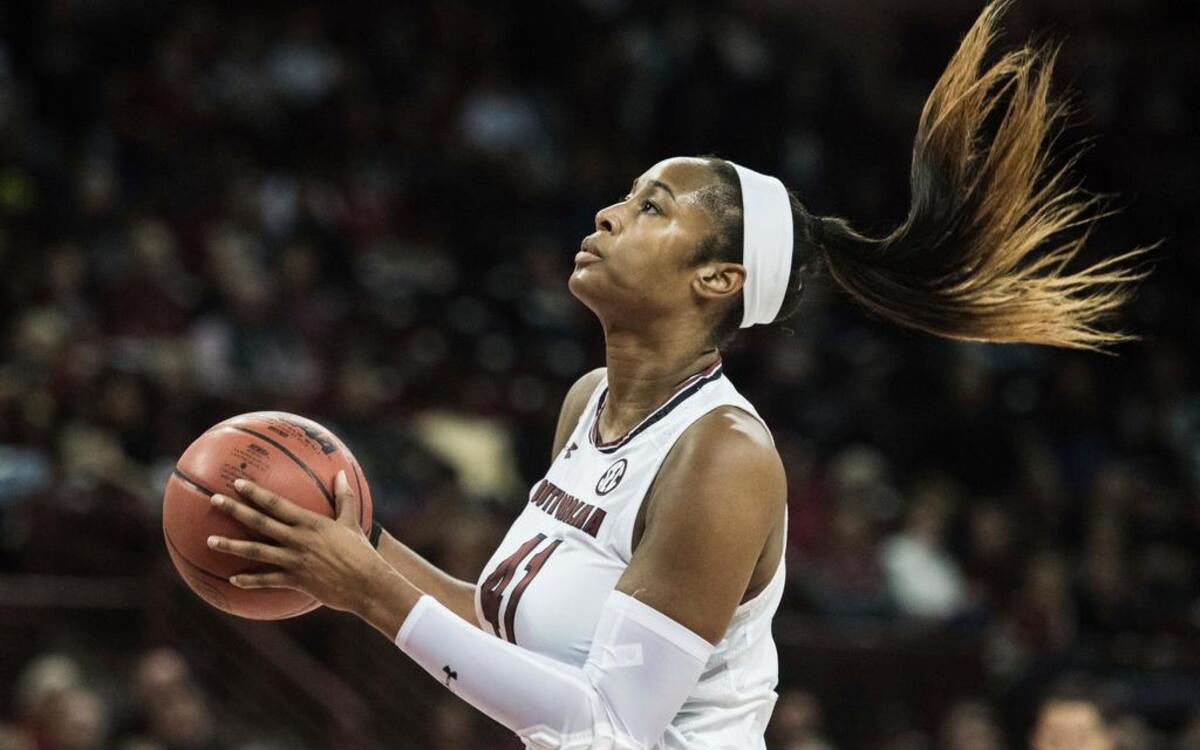 South Carolina center Alaina Coates (41)