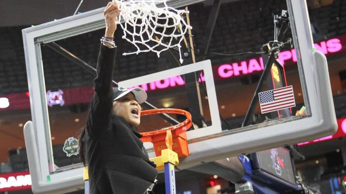 This president said Dawn Staley is the best basketball coach in the country