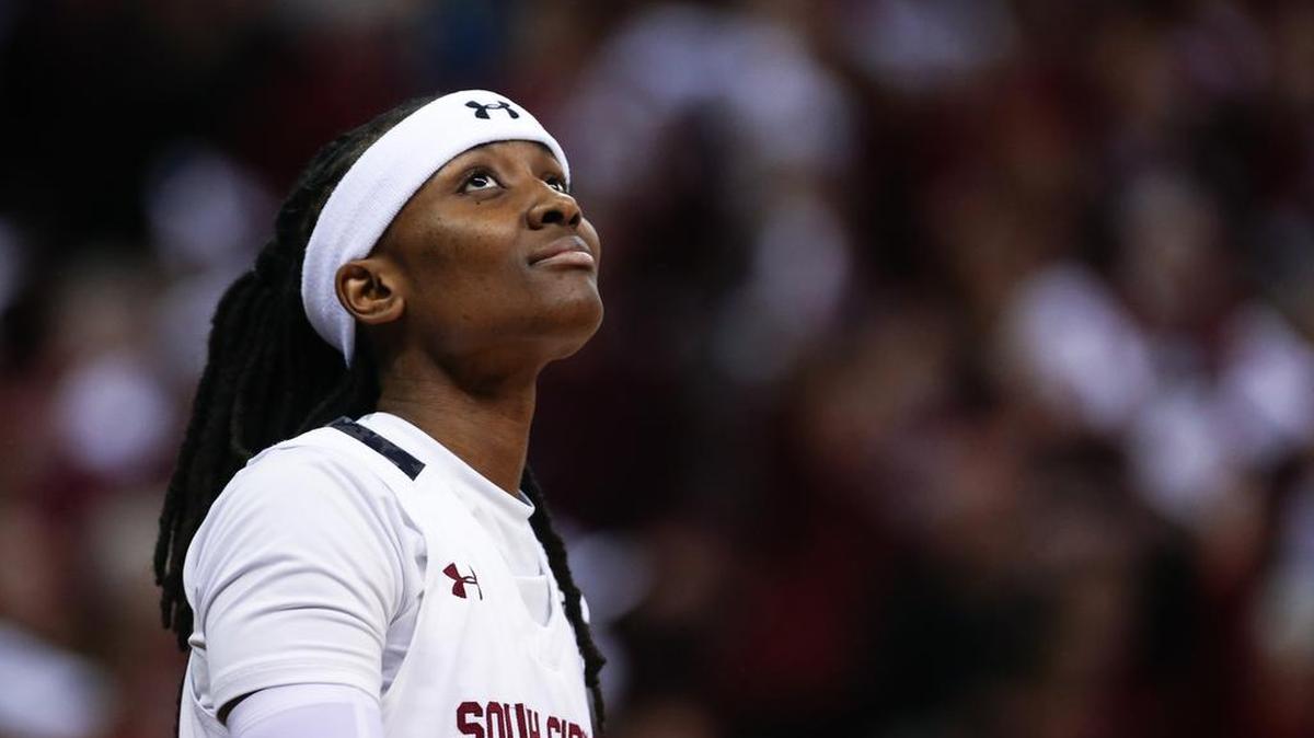 Former South Carolina guard Khadijah Sessions (5)