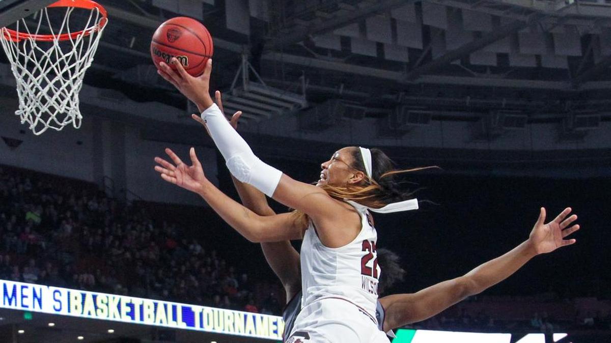 South Carolina junior forward A’ja Wilson is one of four finalists for the James A. Naismith Trophy.