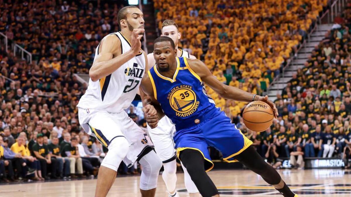 Utah Jazz center Rudy Gobert (27) is a huge factor defensively.