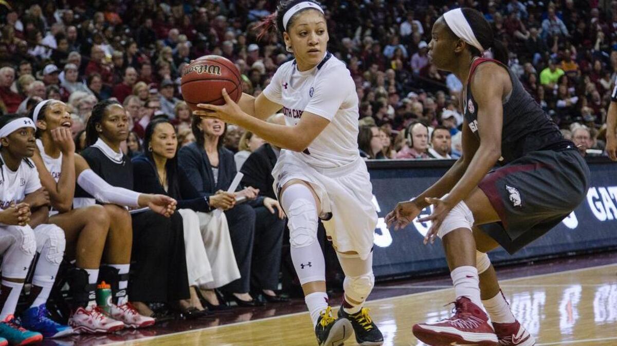 Bianca Cuevas and the second-ranked Gamecocks play their first conference road game of the season Thursday night at Vanderbilt.