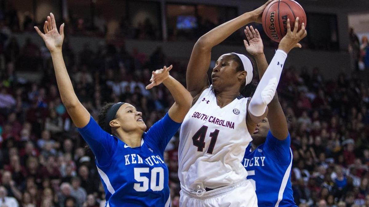 South Carolina's Alaina Coates (41)