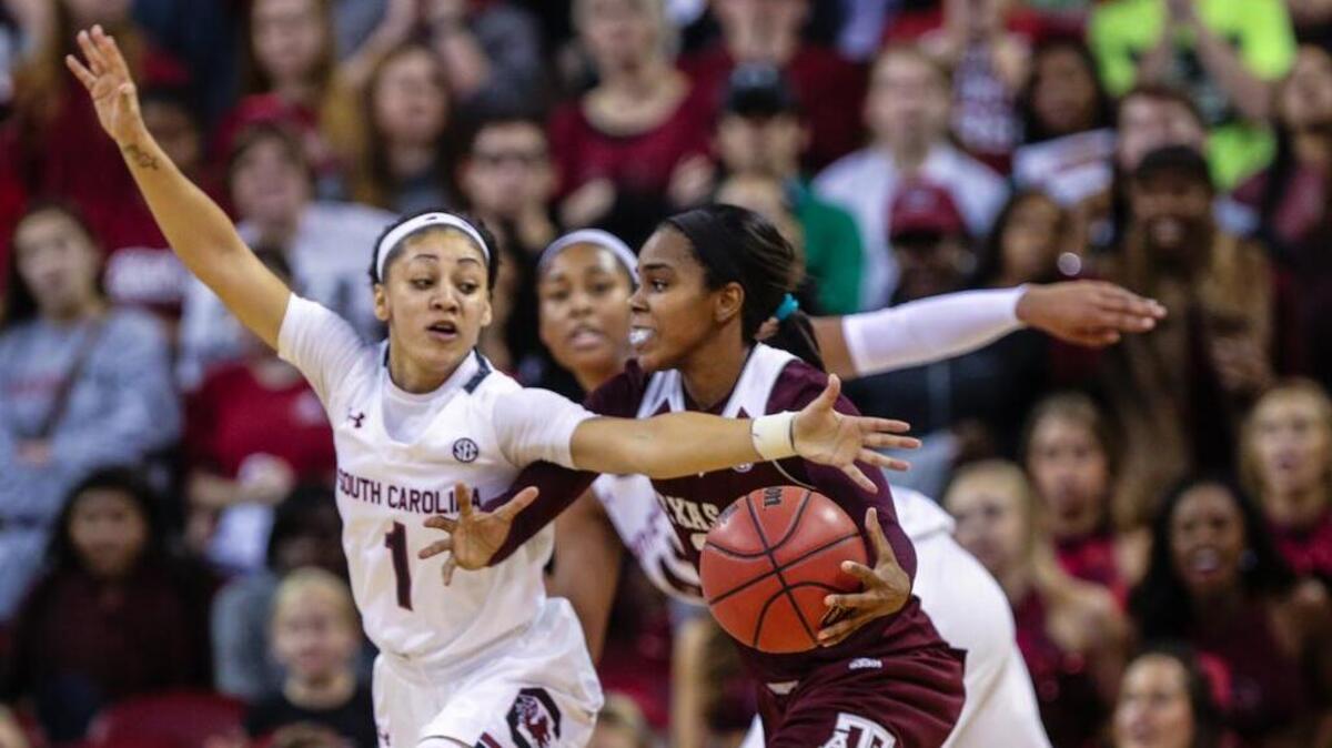 South Carolina defeated Texas A&M 59-58 on Jan. 17.