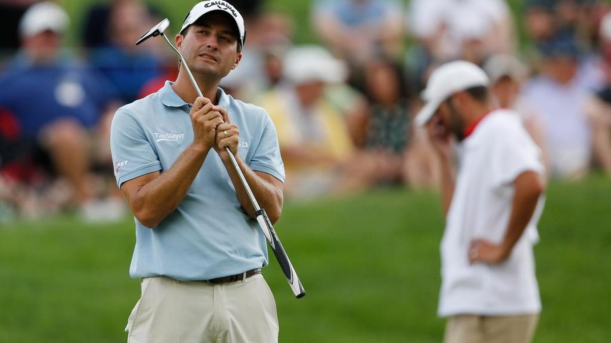 In this file photo, Kevin Kisner reacts after misses a putt. The Aiken, S.C. native shot a 4-over 76 in the third round of the U.S. Open.
