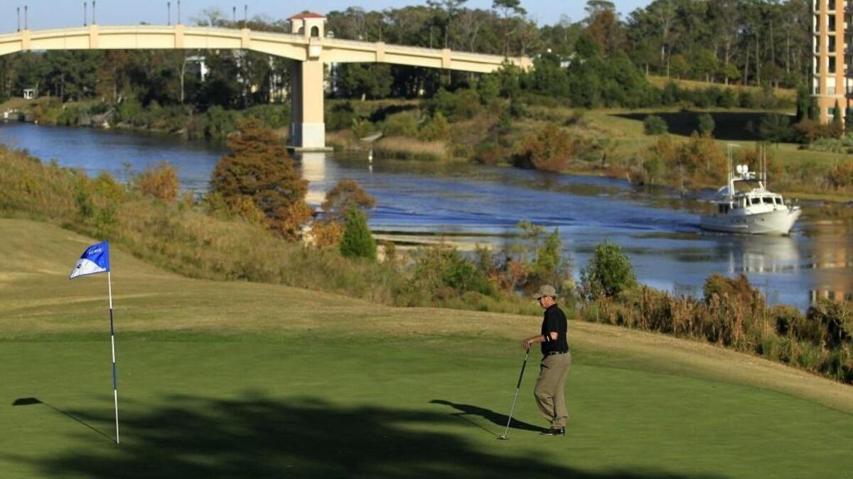 The ninth hole at the Grande Dunes Resort Course, which is owned by Founders Group International.