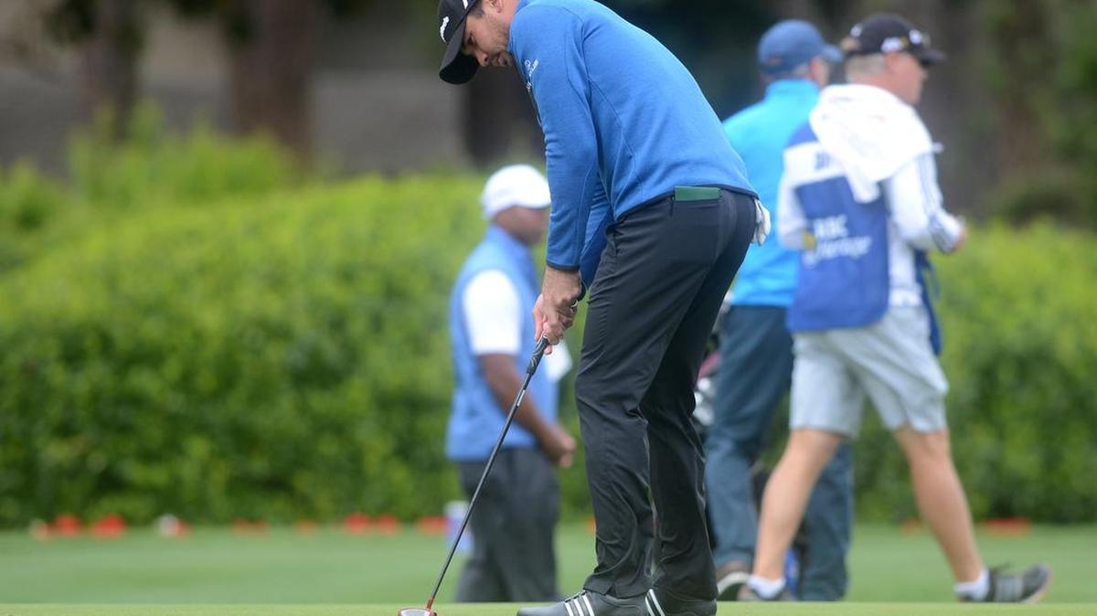 Jason Day putts his ball on the green of No. 16 on Wednesday afternoon during the Pro-Am at Harbour Town Golf Links in Sea Pines on Hilton Head Island, S.C. Day tees off in Thursday’s first round at 12:50 p.m.