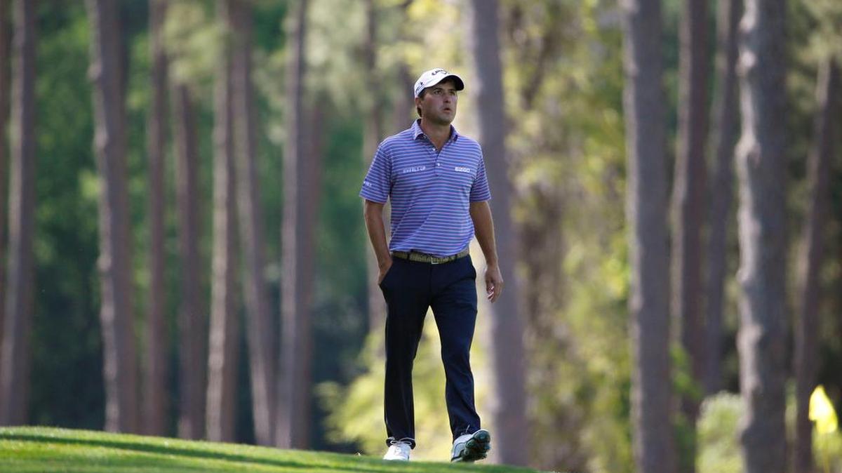 Kevin Kisner walks up the fairway on No. 17 during the first round of The Masters last year. He began golf in the state junior ranks.