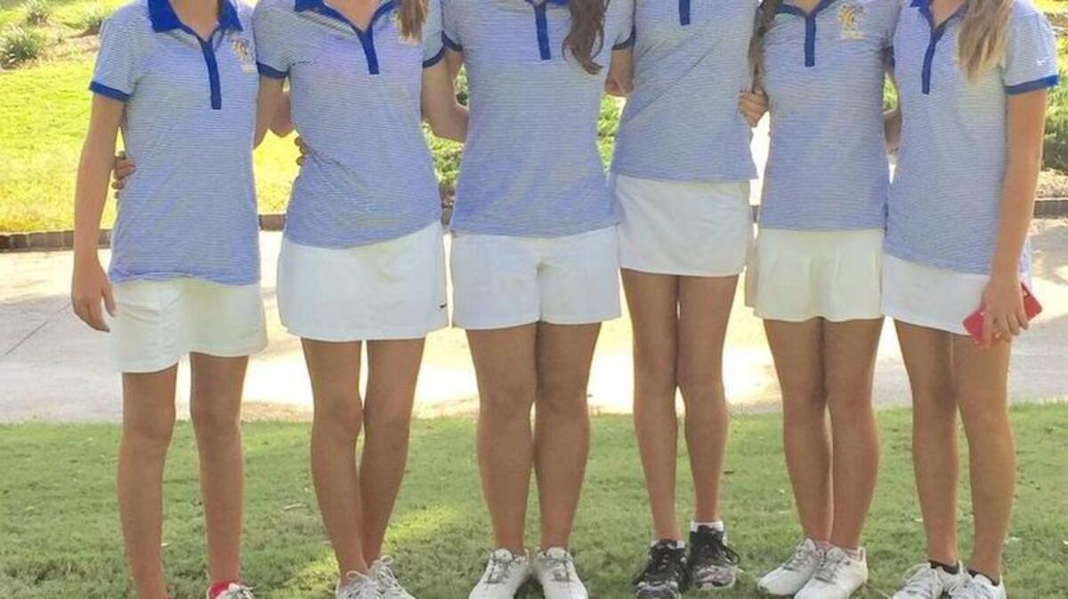 The Lexington High girls golf team