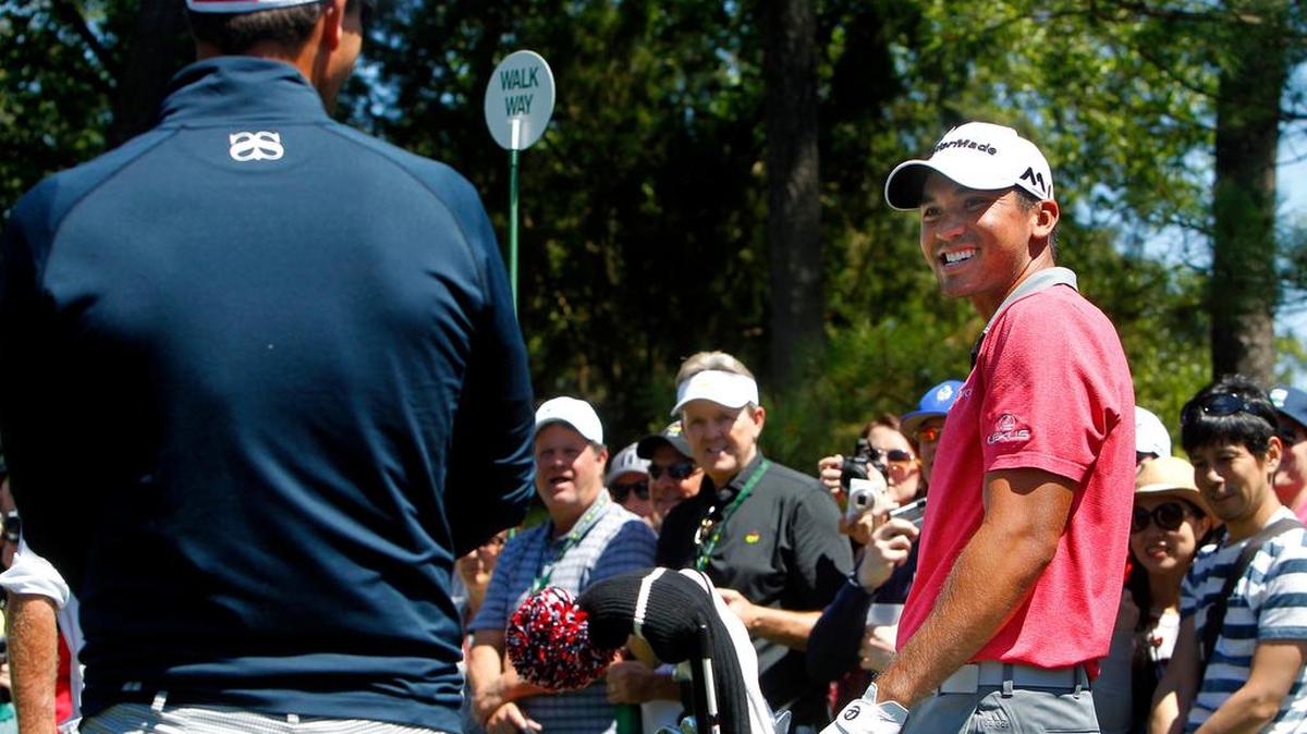 Jason Day, right
