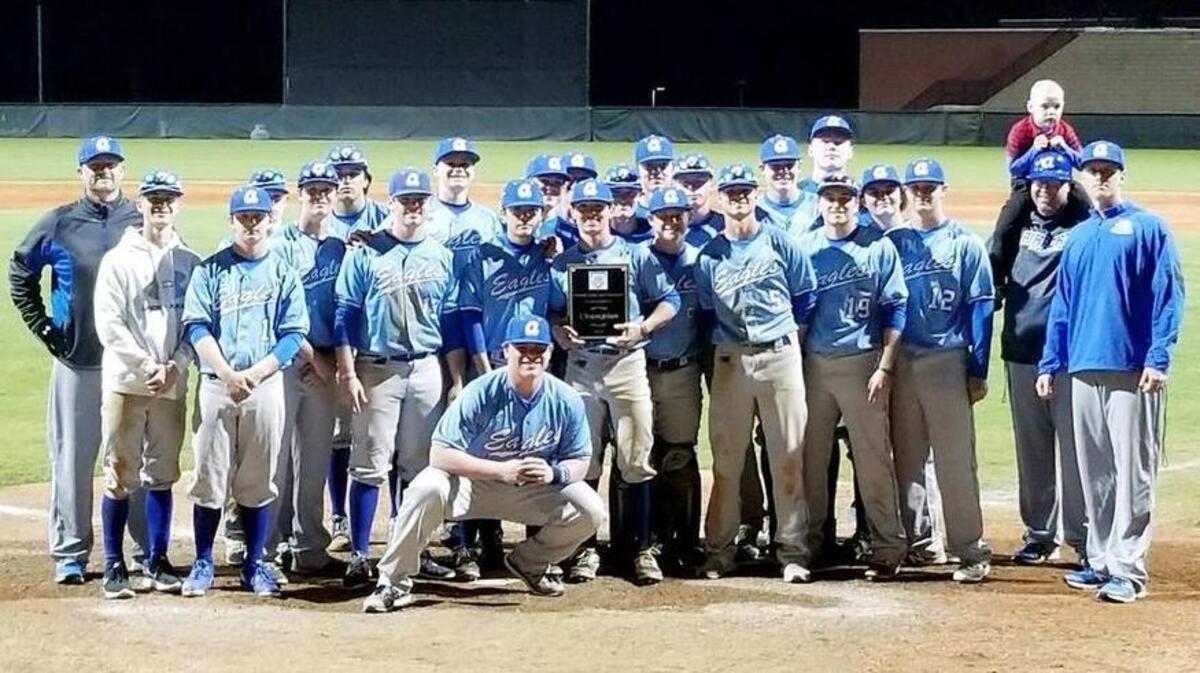 Airport baseball team won Class 4A District IV baseball championship, April 30, 2018.