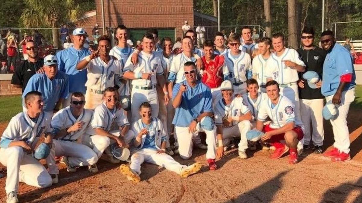 A.C. Flora players celebrate their victory against Hilton Head on Wednesday.