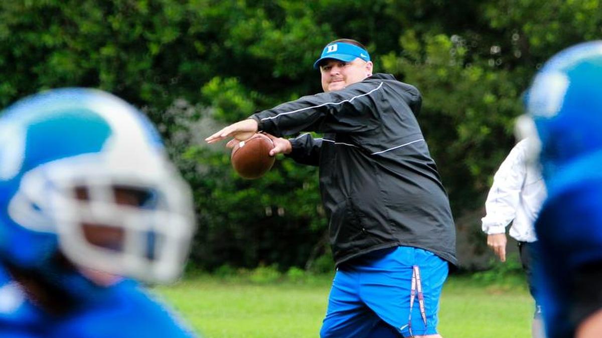 Dreher High School football coach Treigh Sullivan