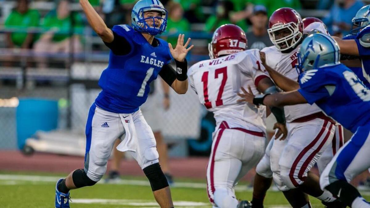 Airport quarterback Brett Burnett