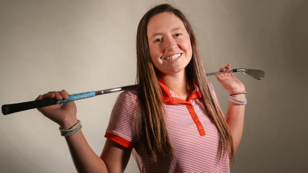 Lexington High School golfer Gracyn Burgess.