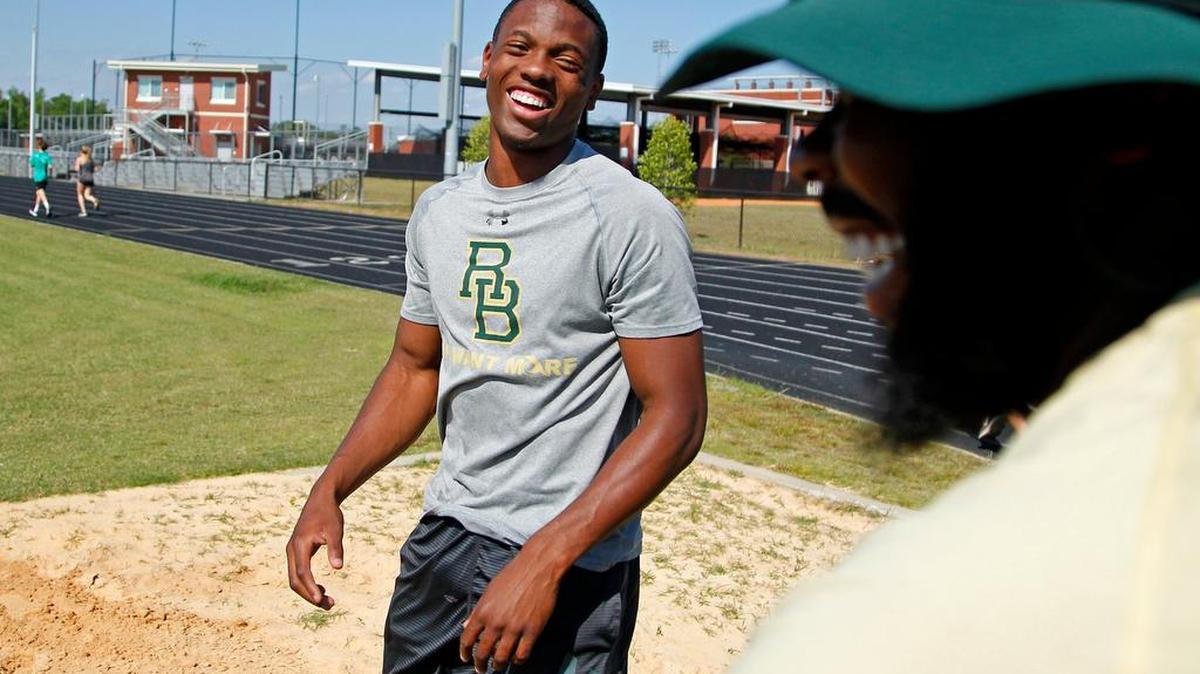 River Bluff track standout D.J. Ledell won the triple jump at the New Balance Nationals on Saturday in Greensboro, N.C.