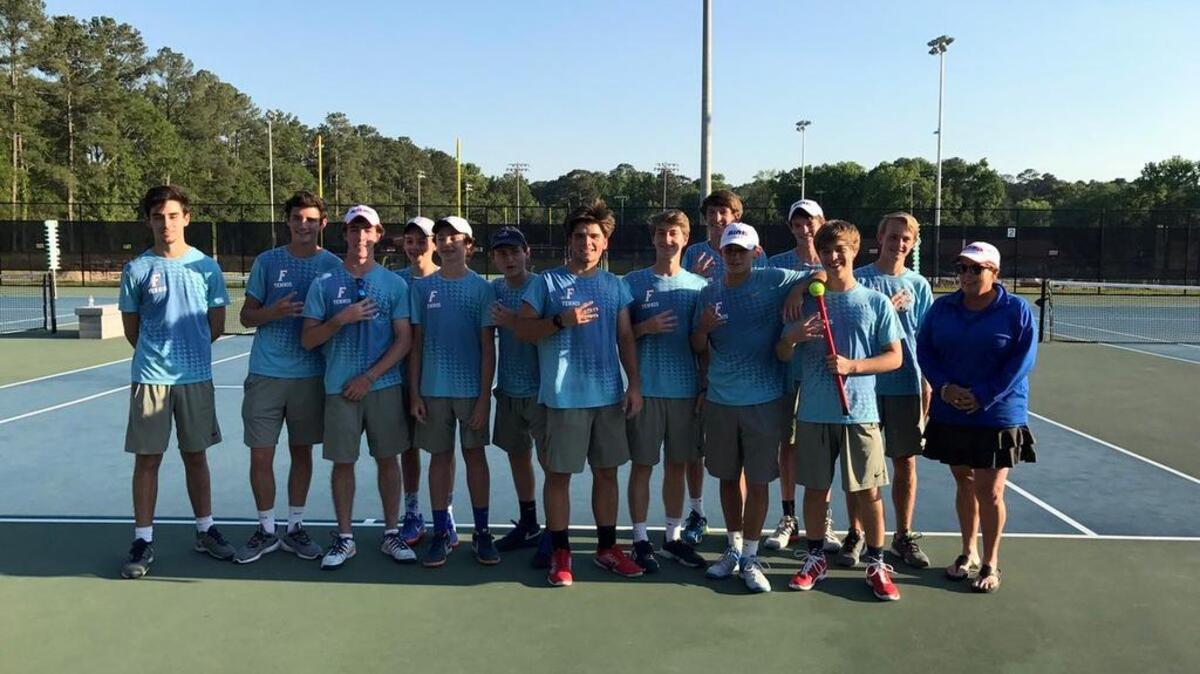 The AC Flora tennis team won the 4A Lower State title over Hilton Head, 4-1.