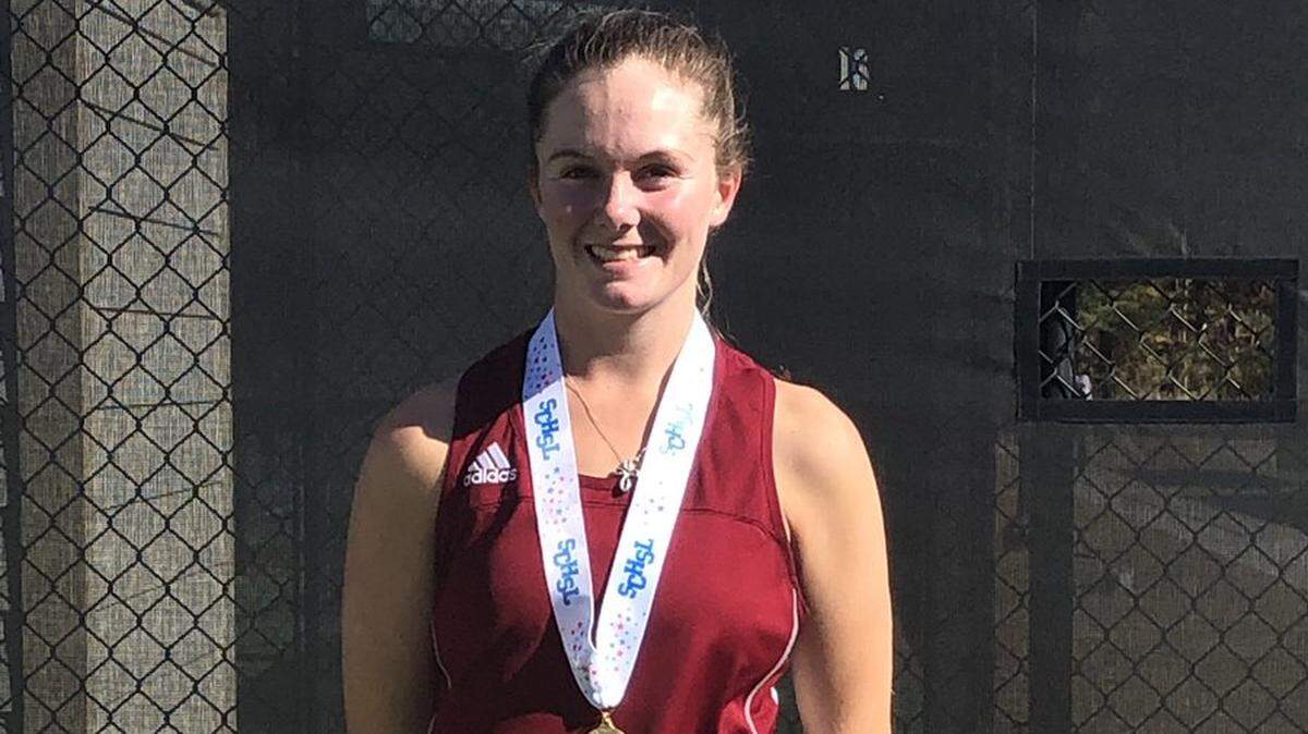 Mid-Carolina senior Elise Mills won the Class A/2A/3A state singles tennis championship Wednesday, Nov. 28, 2018. It was her fourth straight title.