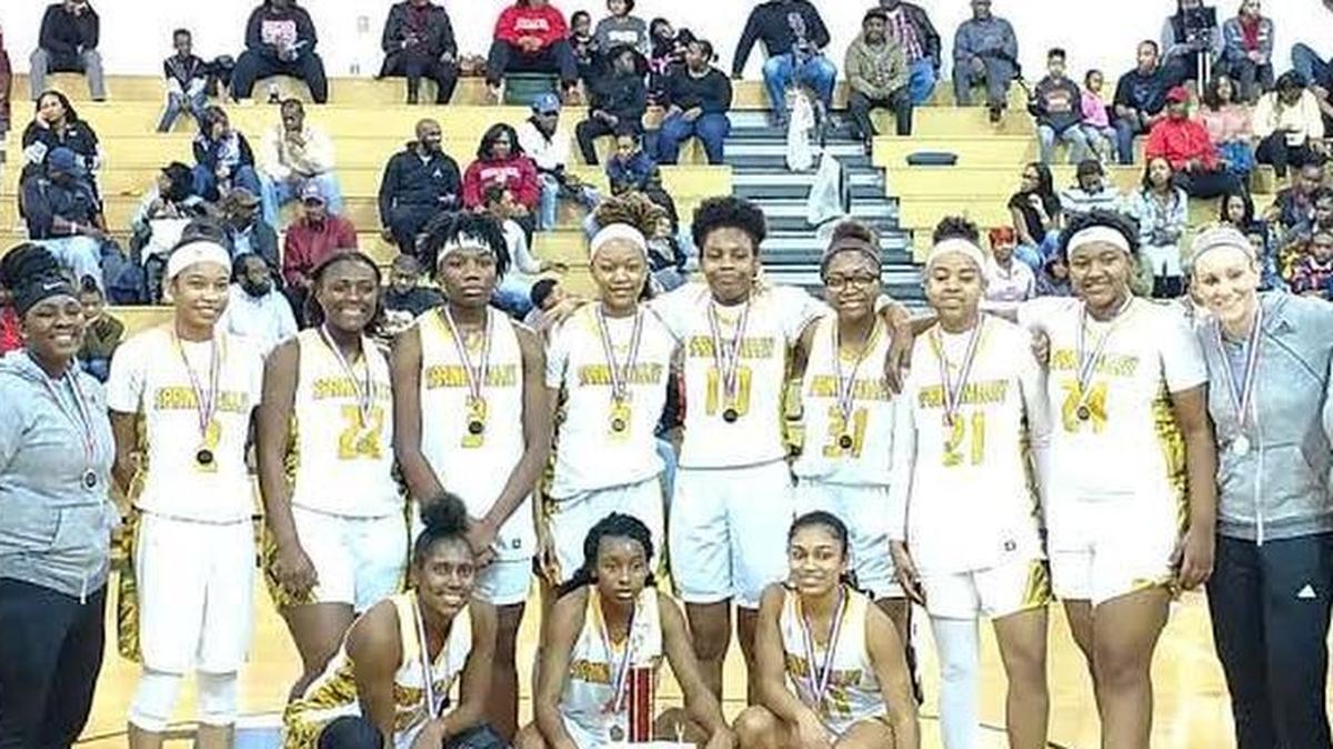 The Spring Valley girls defeated Hartsville to win the District IX tournament Saturday.