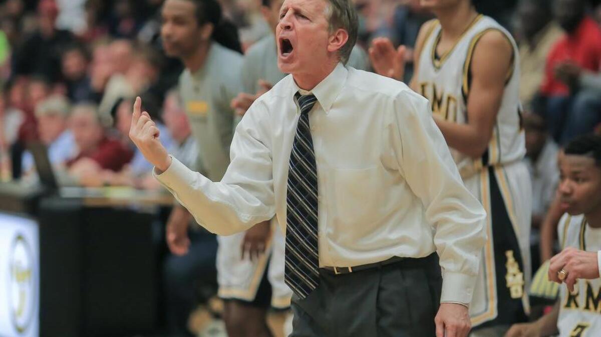 Irmo head coach Tim Whipple calls out a play.