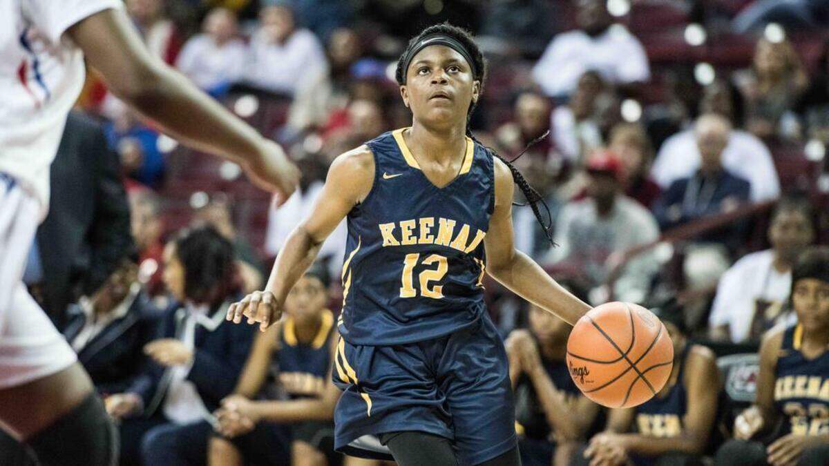 Keenan eighth grader MiLaysia Fulwiley scored 22 points in the second-round playoff win over Woodruff on Feb. 14, 2019.