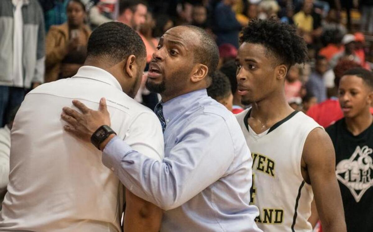 Lower Richland head coach Caleb Gaither