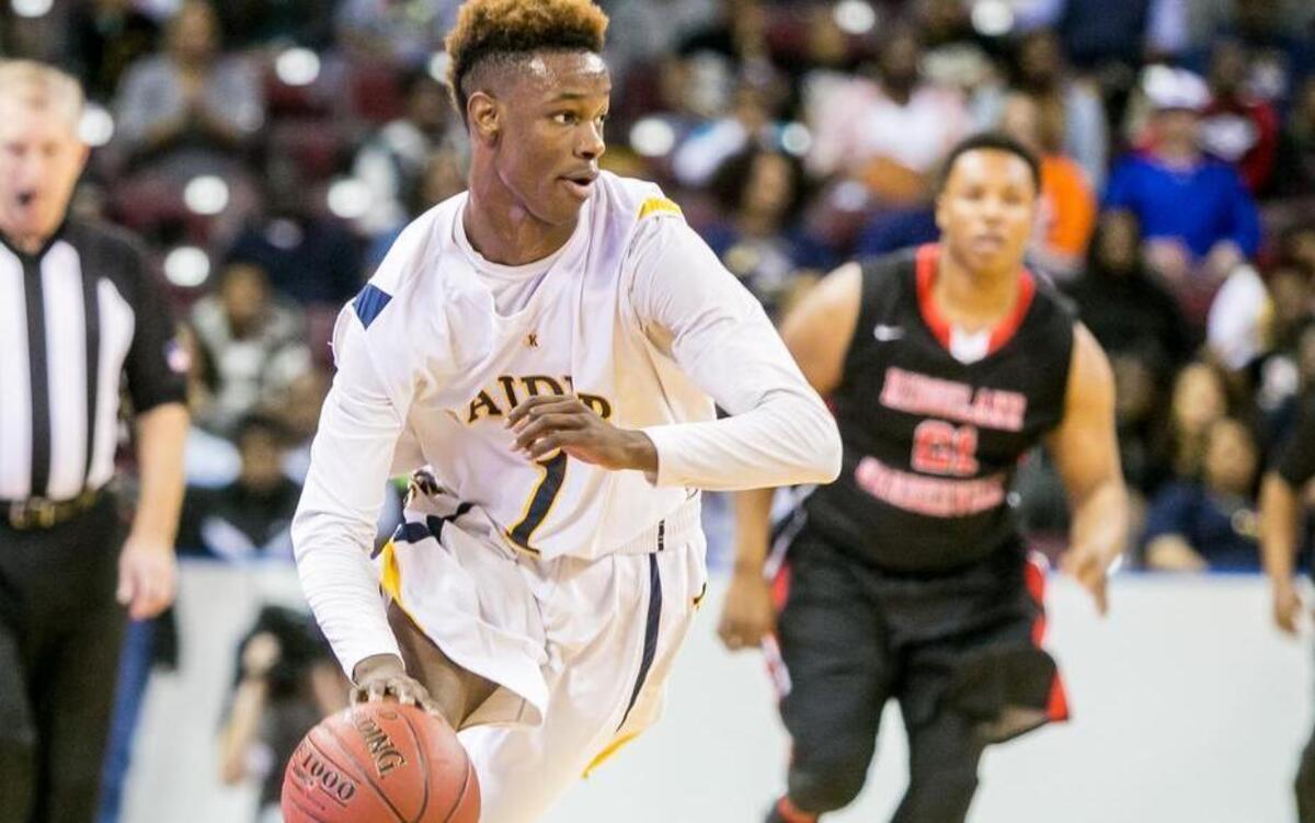 Keenan High School guard Tariq Simmons (1)