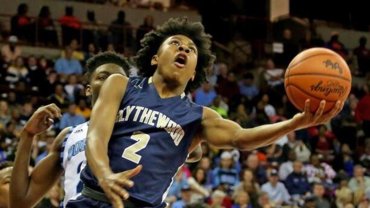 Blythewood’s Jonathan Breeland drives to the basket in the first quarter against Dorman in the Class 5A state championship. The Bengals will look to build on last year’s state title appearance.