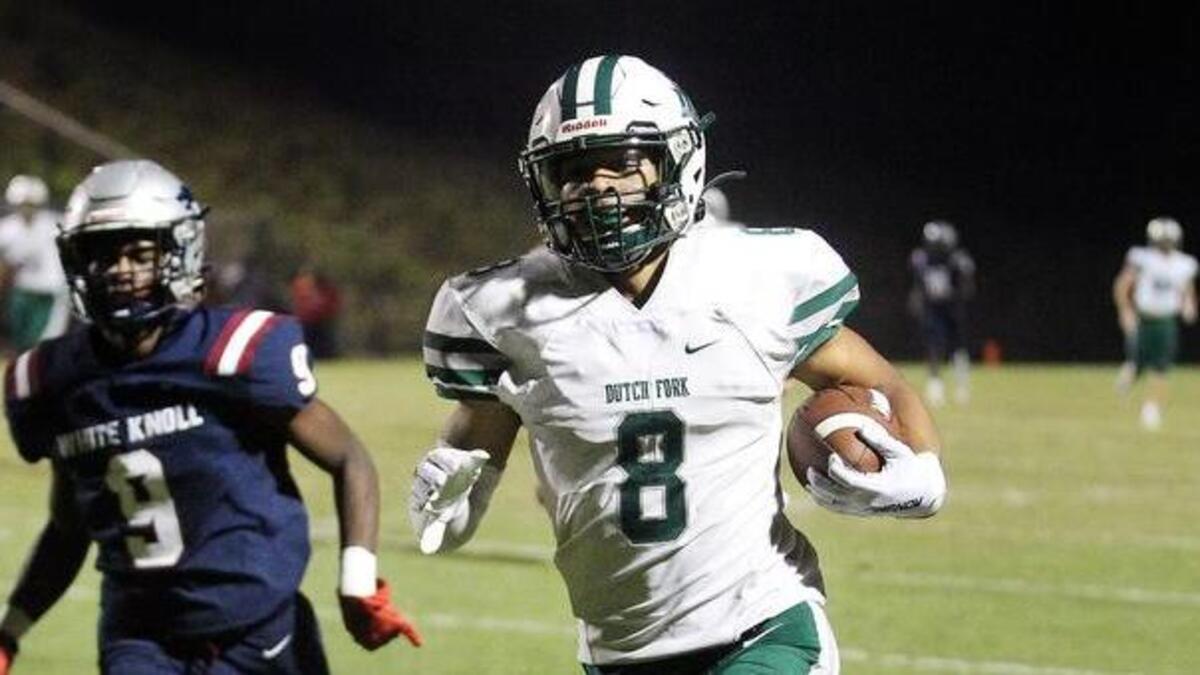 Dutch Fork receiver Antonio Williams during the 2021 win over White Knoll.