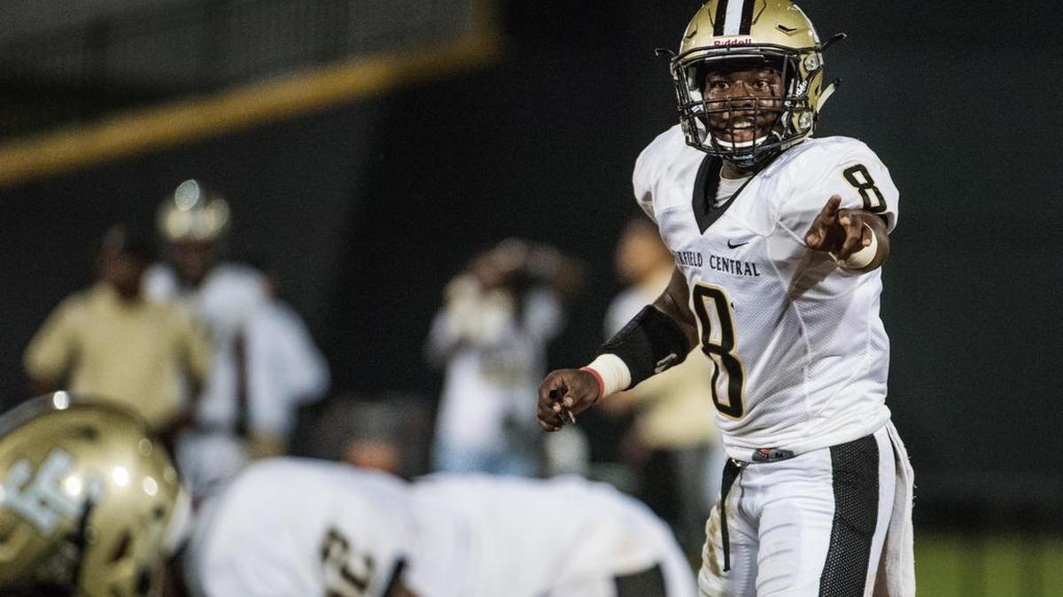 Fairfield Central linebacker Darryl Camack