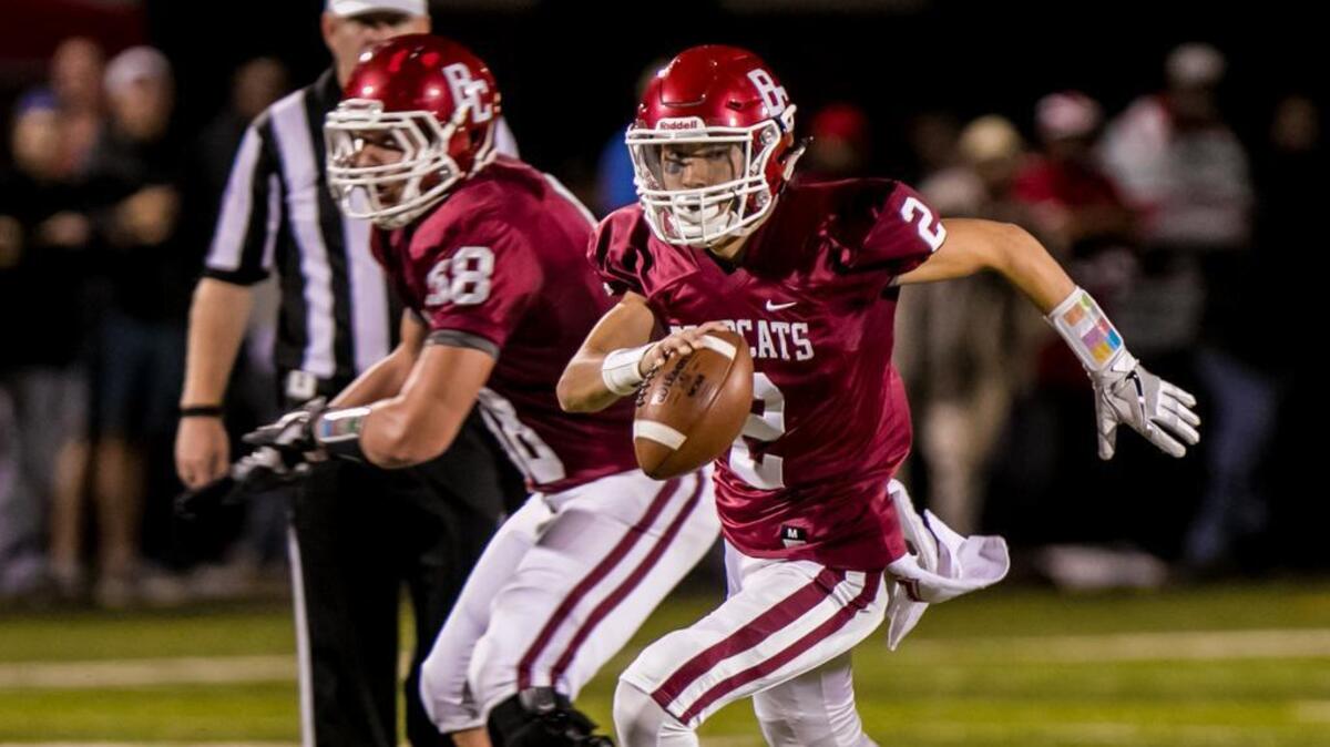 Brookland-Cayce Bearcats quarterback Reed Charpia (2)