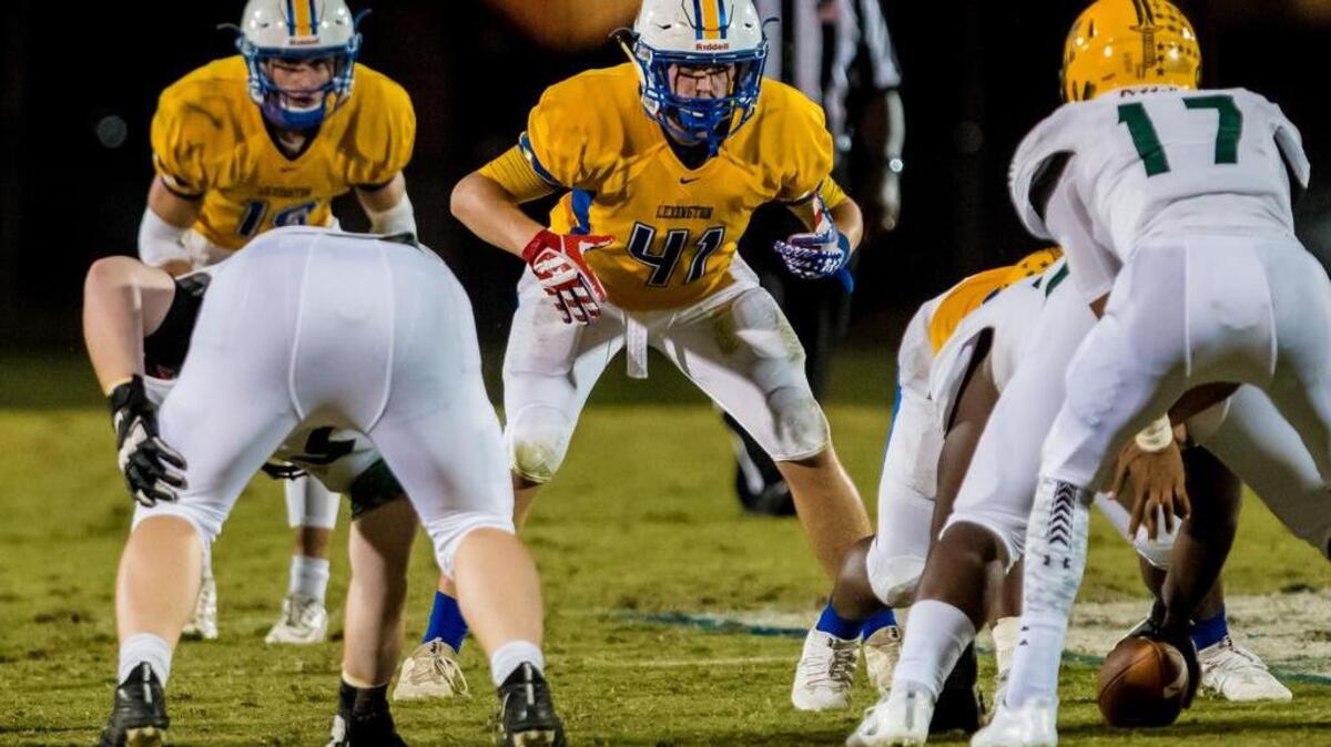 Lexington Wildcats Logan Cripe had 11 tackles, 2 ½ tackles for loss and a sack in last week’s win over Blythewood.