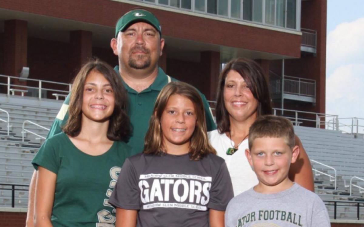 River Bluff defensive coordinator Brian Thompson chemotherapy treatments for cancer Monday. A fundraiser for Thompson will be held during the Tuesday’s River Bluff-Lexington basketball game.