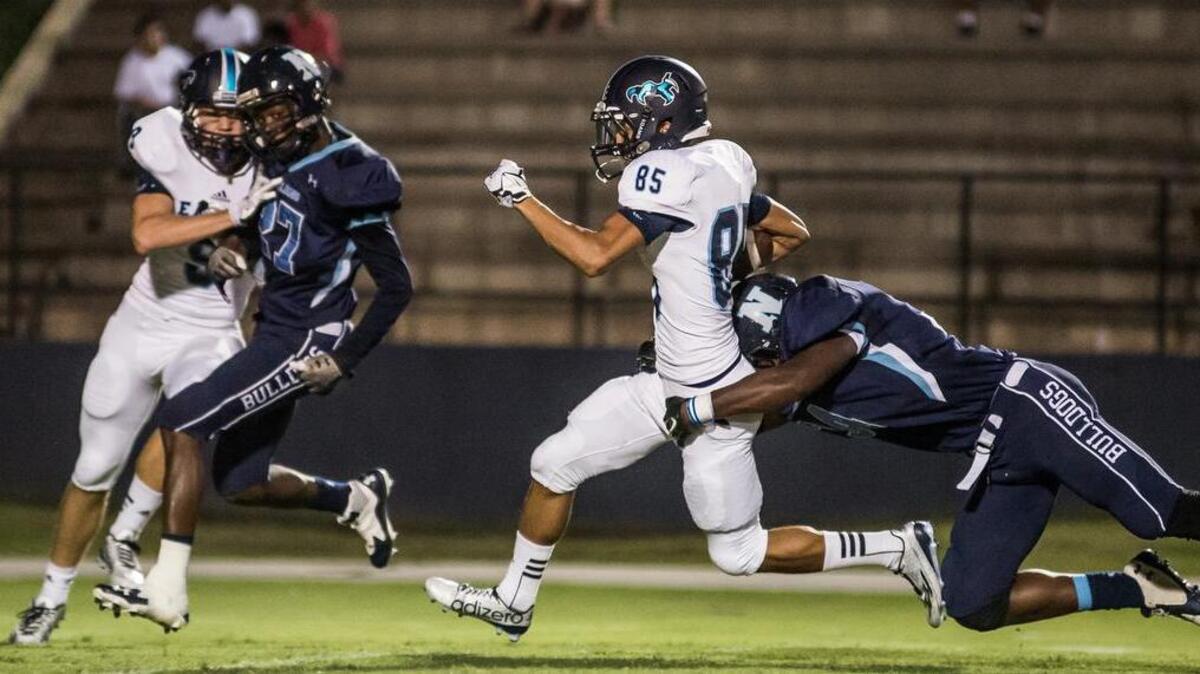 
Chapin's Joe Flowers picks up yardage during the first half against the Newberry Bulldogs Friday night at Newberry High School. 
