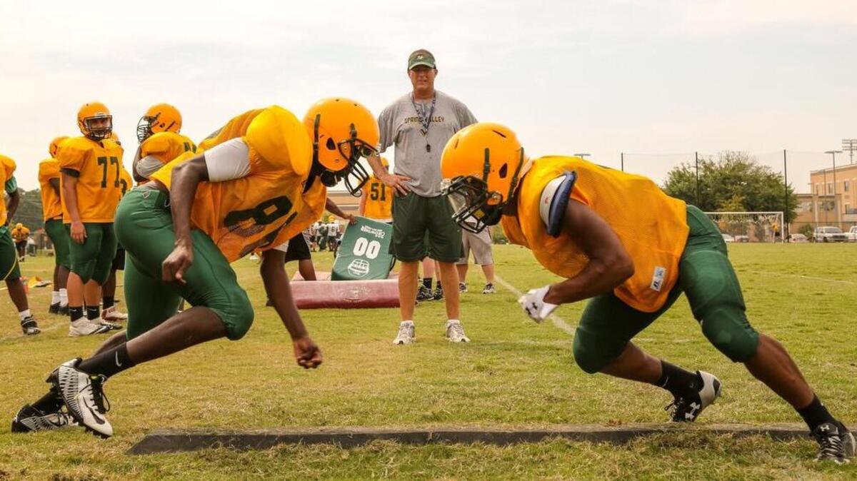 
Spring Valley High begins football practice is under new coach Robin Bacon on Wednesday. It’s Bacon’s first head job since 2008.
