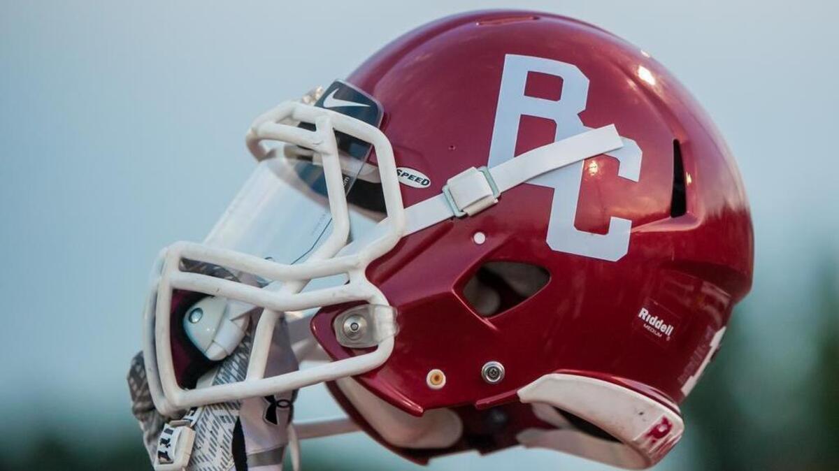The Brookland-Cayce helmet during the game between Brookland-Cayce at Airport High School.
