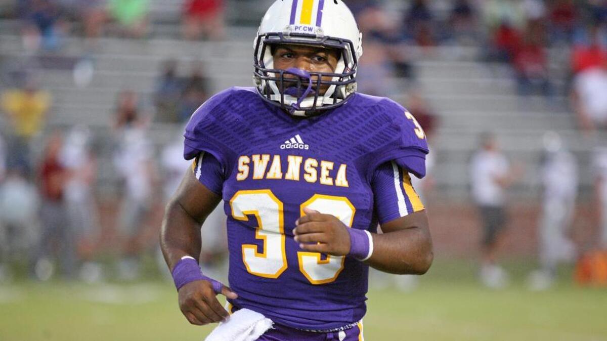 Swansea High running back Quaevon Cannon has 1,104 rushing yards this season.