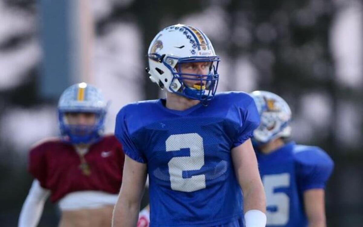 The Lexington High School football team practice before Saturday's State Championship. Trey Mitchell.