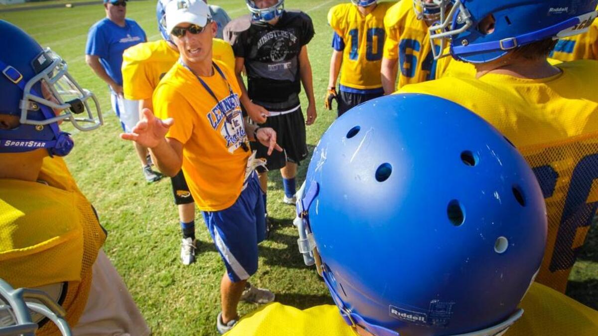 
The Lexington Wildcats football team is No. 9 in Class 4A.
