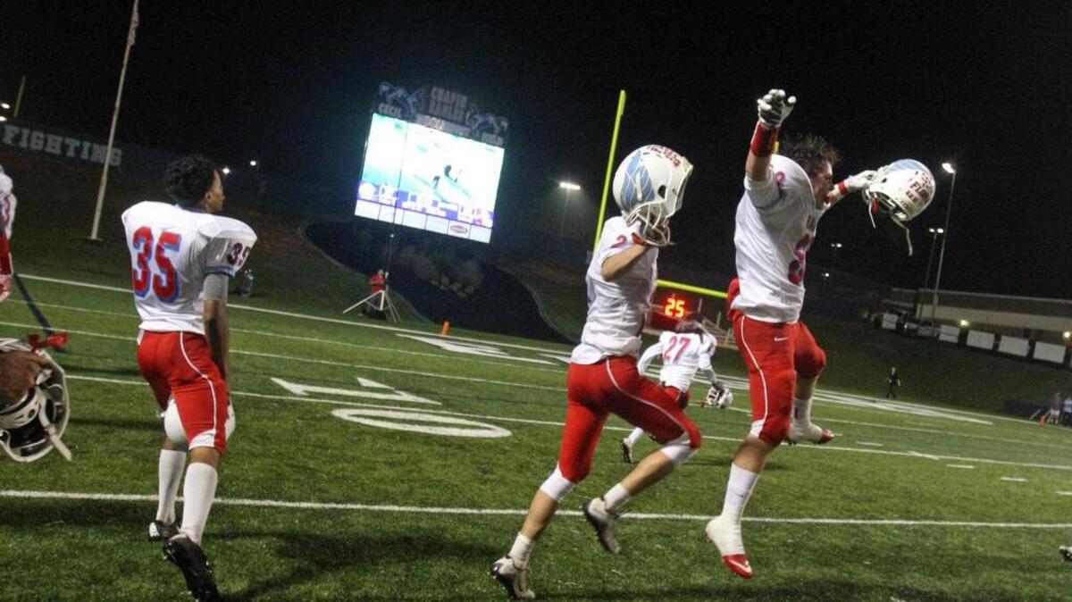 A.C. Flora celebrates in victory over Chapin.