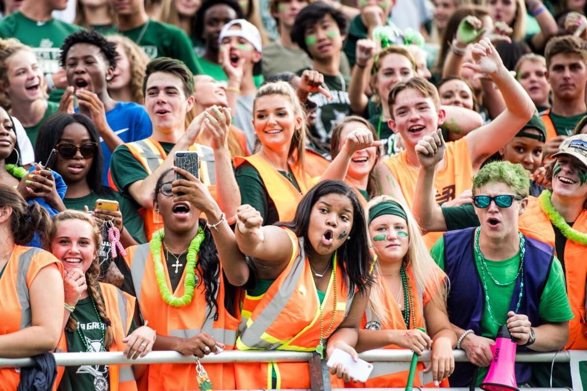 The Dutch Fork student section