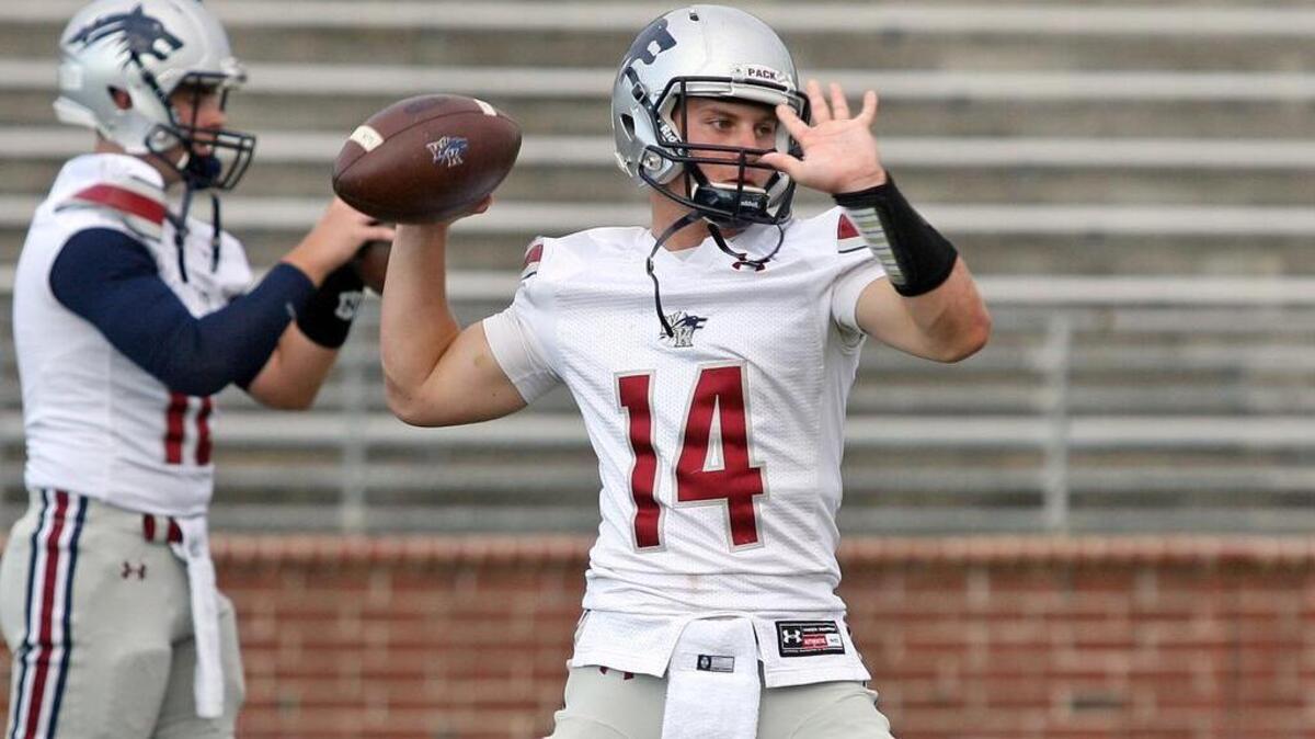 
White Knoll quarterback Calev Grubbs
