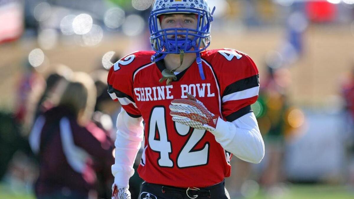 Lexington defensive back Nick Graves.