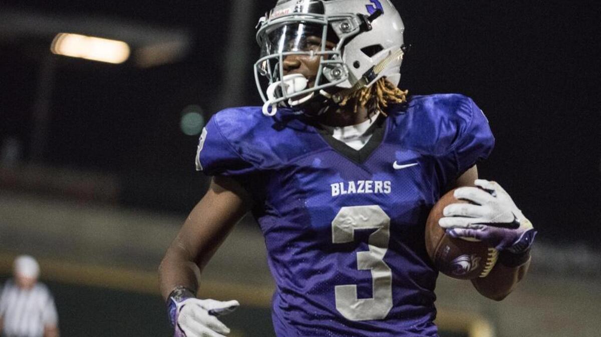 Wide receiver Tre High and Ridge View travel to face South Pointe this Friday.