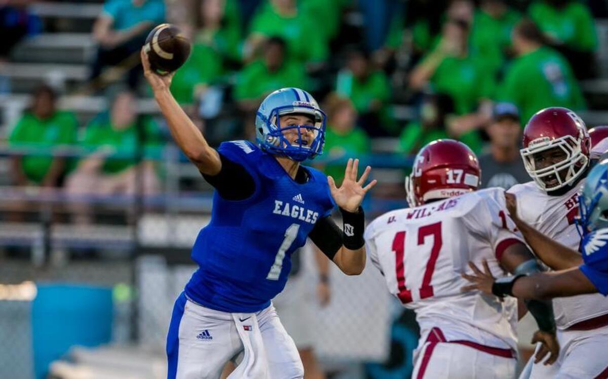 Airport quarterback Brett Burnett
