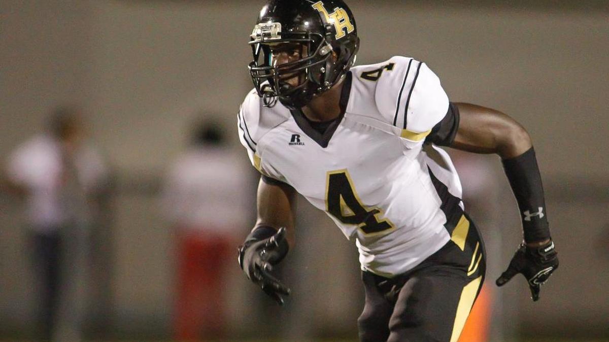 
Lower Richland's Larry Collins (pictured) caught four touchdowns Friday from QB Tevaughn Higgins
