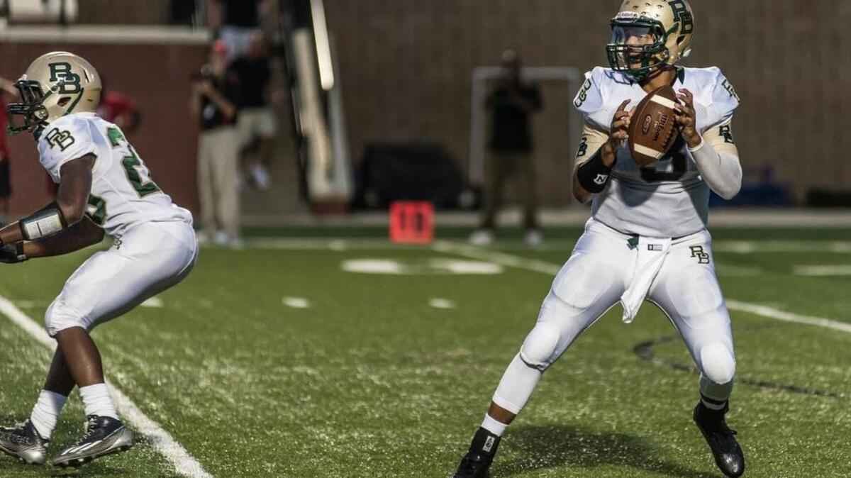 
River Bluff quarterback Brandon Tillmon 
