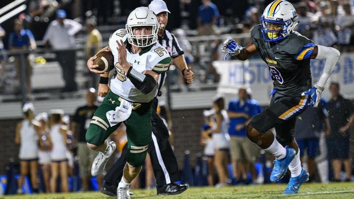 River Bluff’s Braden Walker (24) is first in the Midlands in rushing through three games this season.