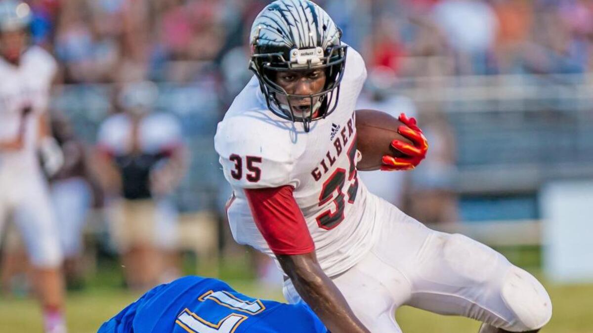 Gilbert running back Catriez Cook