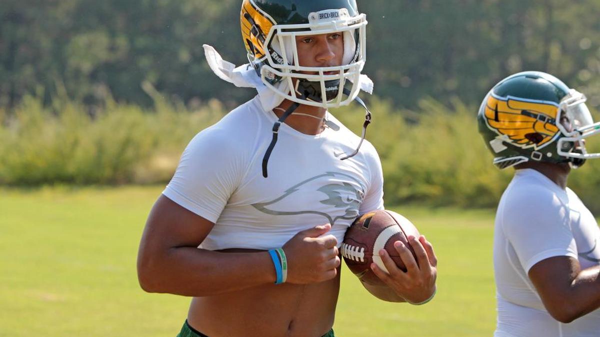 Ben Lippen running back/linebacker Kyle Wright